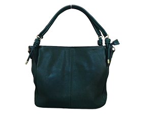 Bolsa VERDE, alça fixa de ombro e de mão