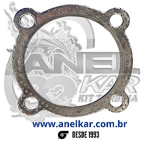 Junta Saída Coletor Tubo Escapamento Audi A3 A4 1.8 20v Golf Gti 1.8 20v Passat 1.8 20v (SAÍDA)