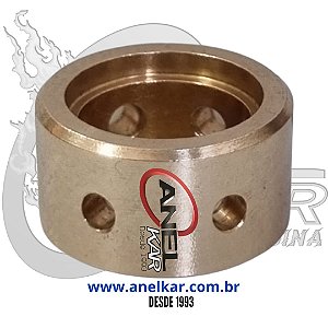 Mancal Radial T2 / T2CK /T25 (Curto) / Fiat / Marea / Tipo / Garrett / Cormek / KAE - (Altura 7 mm)