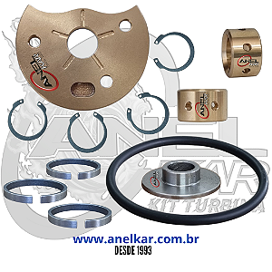 Reparo de Turbina HX35W / HX40W (Holset) 4043147 4043148 Ford / Volks 16300 17300 17310 18310 26300 26310 40300 42300