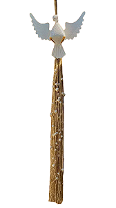 Divino Cauda Longa Pérola Off White (110X35X13)