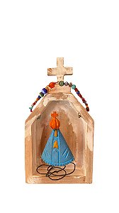 Capelinha Nossa Senhora Envelhecida  (18x10x3)