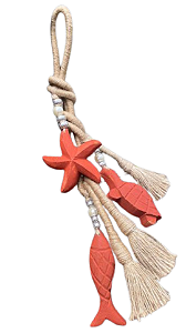 Colar de Mesa/Parede Penca Mar Abóbora (50cm)