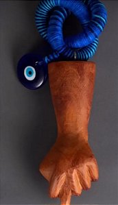 Figa Natural Tassel Azul(26x8x3cm)