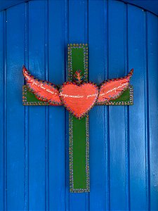 Cruz Giga em Madeira Maciça (60x45)