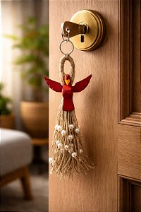 Chaveiro Divininho Terracota(25x9)