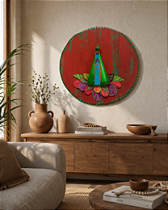 Mandala Aparecida Peça Única (60x60)