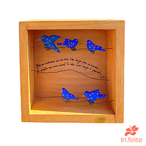 CASINHA PASSARINHO NATURAL   (25x25x8)