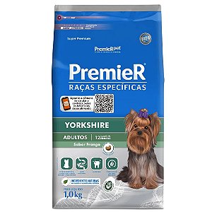 Ração Premier Raças Específicas Yorkshire Para Cães Adultos 1 kilo