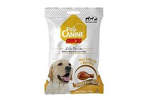 Petisco Pró Canine Snacks Bifinhos Sabor Frango 50 gramas