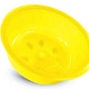 Comedouro Tigela Colors N1 Pet Injet, Amarela