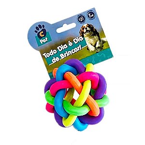 Brinquedo Bolinha Trancada Borracha