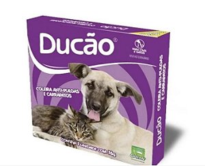 Coleira Ducão Antipulgas E Carrapatos Para Cães E Gatos 16 gramas