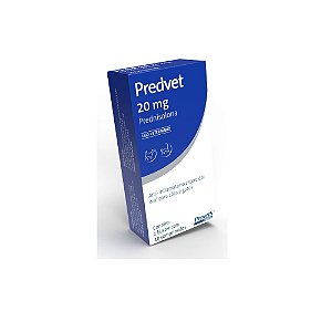 Anti-Inflamatório Predvet 20 mg 10 Comprimidos