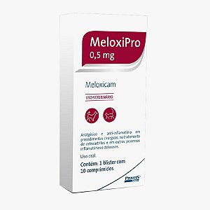 Anti-inflamatório Provets Simões Meloxipro 0,5mg Cartela Avulsa com 10 comprimidos para Cães e Gatos