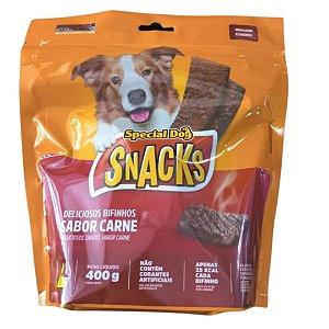 Petiscos Special Dog Snacks Sabor Carne para Cães 400 gramas