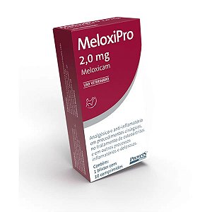 Anti-inflamatório Provets Simões Meloxipro 2 mg 10 comprimidos para Cães