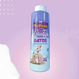 Talco Profeline Banho Seco Gatos 100g
