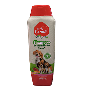 Shampoo Procanine Vegano 5x1 Morango 500 ml