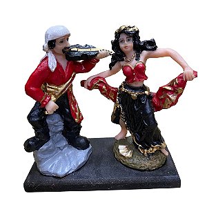 Imagem Casal de Ciganos 12 cm