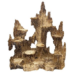 Altar em Resina Cor envelhecido com 12 Orixás