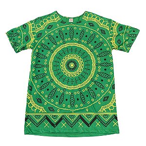 Camiseta Verde com Mandala