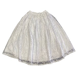 Saia Renda Branca