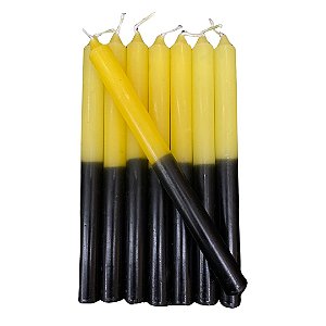 Vela Palito Amarela e Preta - 1kg
