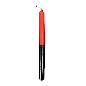 Vela Palito Vermelha e Preta - 1kg