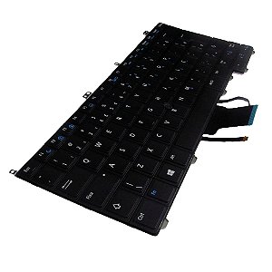 Teclado Compatível Notebook Dell Latitude E7240 E7420 E7440 Backlit Com Ps E Led