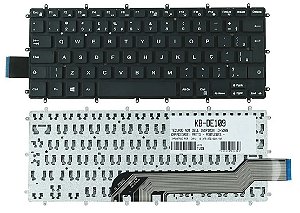 Teclado Dell Inspiron 13" 5368 5370 5378 5 0x02kx Sem Iluminação