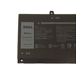 Bateria JK6Y6 para Compatível Notebook Dell 3410 3510 5300 5301 5401 5501 - 11.25V 40Wh 3378mAh (Forma de envio, somente via PAC, não escolha Sedex)