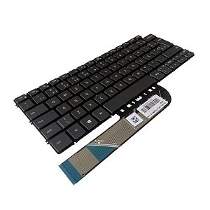 Teclado para Notebook Compatível Dell Latitude 3301 3410 E3301 P114g P120g P116g sem iluminação