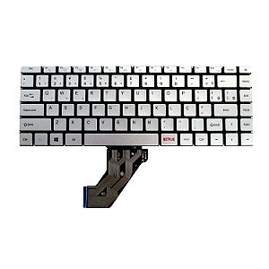 Teclado Compatível para Notebook Multilaser Ultra Ub432 Ub436 Ub530 Ub531 Ub532 - Prata