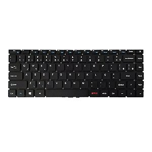 Teclado para Notebook Multilaser Ultra UB420 Ub431 Ub432 Ub436 Ub530 Ub531 Ub532 - Preto