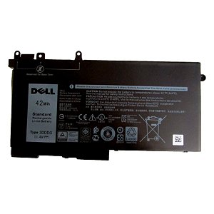 Bateria 3dddg Para O Notebook Dell De 42WH Original