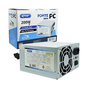 Fonte de Alimentação Intel ATX 200w 12V Sata - KNUP