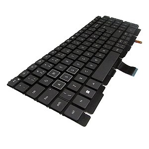 Teclado compatível para o notebook Dell G15-5510, part number: pk133lp1c44