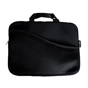 Case para Notebook 15.6" com Alça e Bolso Externo (em onda) Benatti - Preta
