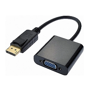 Cabo Conversor Adaptador Display port Para Vga