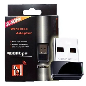 Adaptador USB Nano Wireless 2.4ghz 900mbps lv uw06 WI-FI