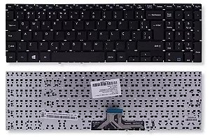 Teclado Samsung Essentials E34 Np300e5l-kf1br Np300e5m Np300e5k Np350XAA Preto