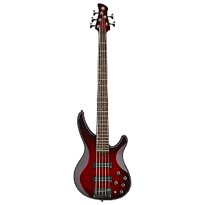 TRBX605FM Yamaha Contrabaixo 5 Cordas Dark Red Burst Novo Lacrado Gar 1 ano