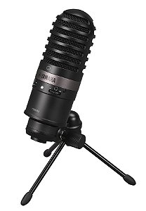 YAMAHA YCM01U MICROFONE USB PODCAST STREAMING PRETO ORIGINAL PROMOÇÃO CIVEBRA