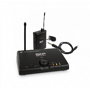 Sistema Microfone sem Fio Lapela UHF Mini-III - SKP