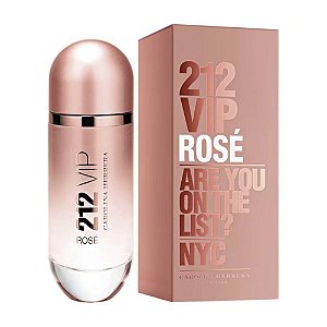 Perfume 212 Vip Rose Carolina Herrera edp Feminino 125ml