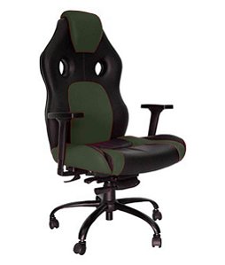 Cadeira Gamer para Escritório Linha Gamer Racing Verde