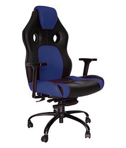 Cadeira Gamer para Escritório Linha Gamer Racing Azul