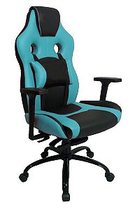 Cadeira Gamer com Almofada Linha Gamer Racing Verde