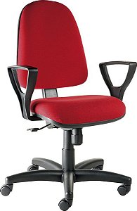 Cadeira Diretor para Escritório Linha Confort Vermelho